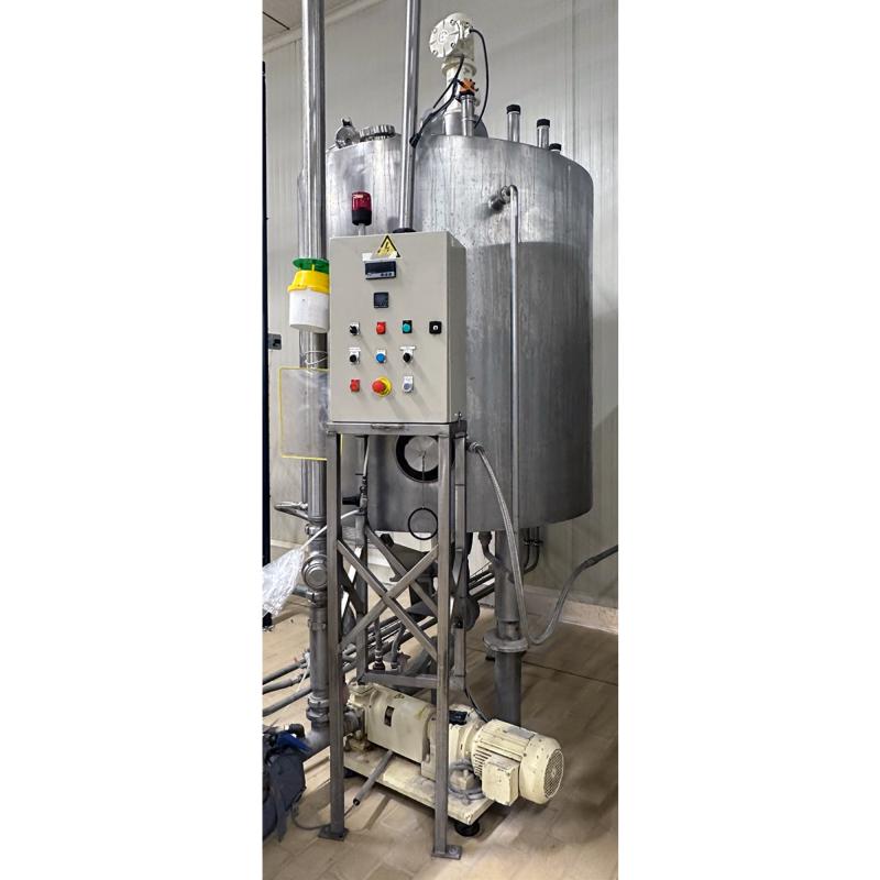 Réacteur inox agité à double-enveloppe PROMINOX env. 1500 litres – pression 3/6 bars - Image 1