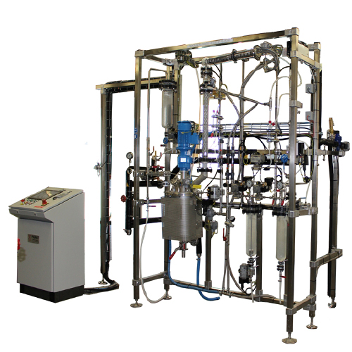 Réacteur polyvalent 10L automatisé – réaction chimique, cuve inox, agitation variable, supervision - Image 1