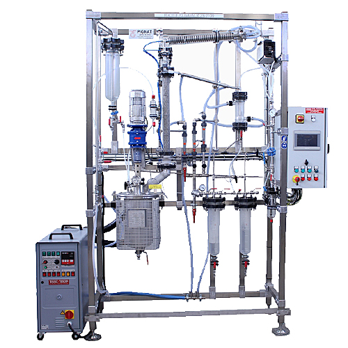 Réacteur polyvalente manuel 10L – Matériels pédagogiques pour réaction, synthèse et distillation - Image 1
