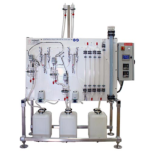 Réacteurs continus DTS/réaction – 4 modèles comparés avec instrumentation de mesure - Image 1