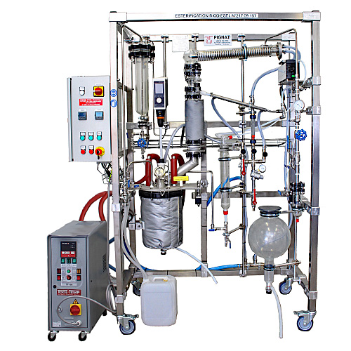 Synthèse estérification de biodiesel – cuve en verre, agitateur variable, distillation sous vide - Image 1