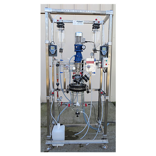 Traitement des déchets chimiques – équipement pour laboratoires d&rsquo;analyse avec réacteur verre et instrumentation complète - Image 1
