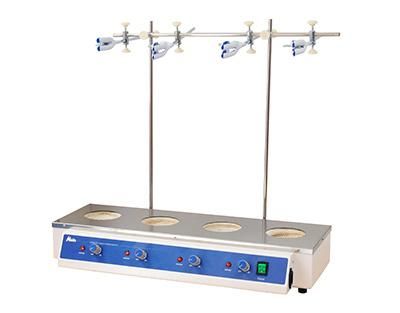 Batterie de 4 calottes chauffantes pour ballons 500mL, marque Nahita – Ref.: JGD012 - Image 1