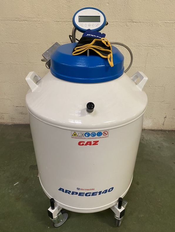 Cryoconservateur d&rsquo;occasion de laboratoire de recherche – arpege140 air liquide - Image 1