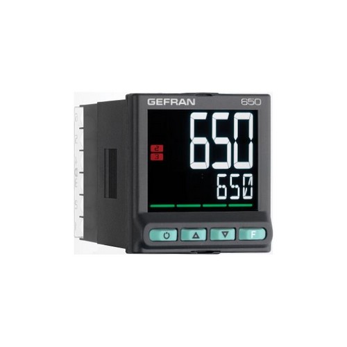 Regulateur de temperature Gefran 650 – format 48X48 – entree universelle u/i/r/tc – regulation tor/pid/vannes c/f - Image 1