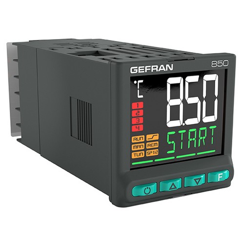 Régulateur de température Gefran 850 (Performance) – 48×48mm, entrées universelles, programmateur intégré 1