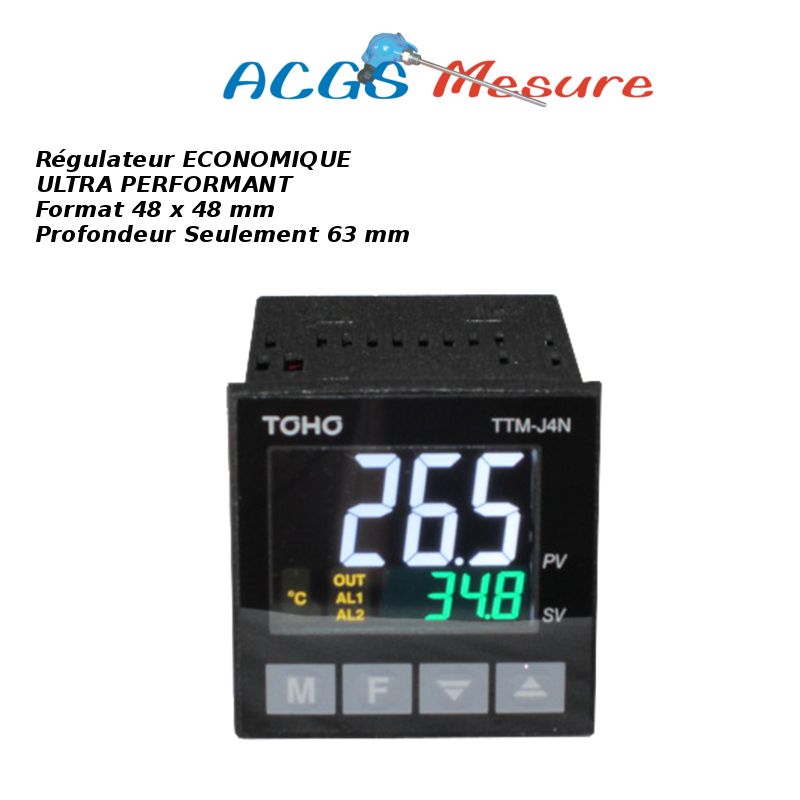 Régulateur de température TTM i4 – Grand affichage, PID auto adaptatif, Fuzzy Control - Image 1