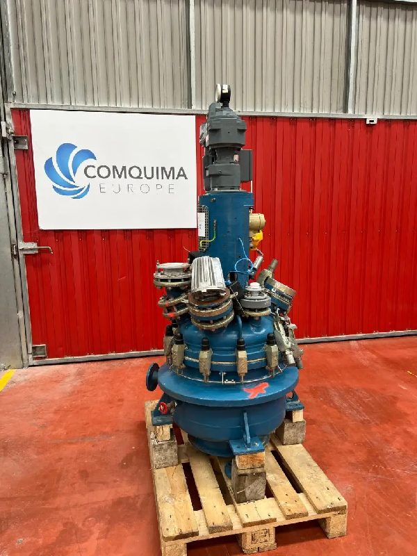 Réacteur émail dietrich atex type ae 90 litres avec enveloppe et agitation – référence                        :                         c13328 1