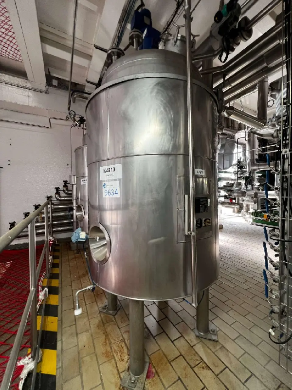 Réacteur maivisa atex d&rsquo;occasion en acier inoxydable 316l 1 270 litres avec demi tige chauffante – référence                        :                         c9634 - Image 1