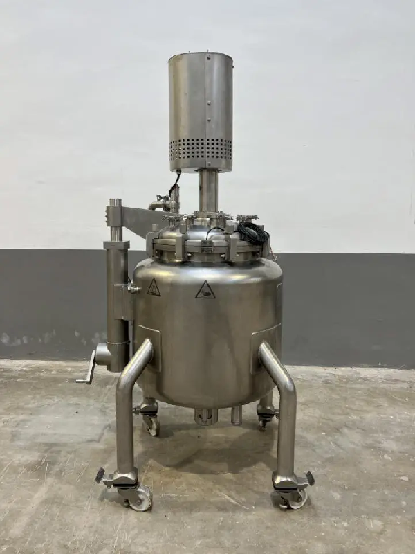 Réacteur technic inox 316l 125 litres avec enveloppe et agitation – référence                        :                         e13305 - Image 1