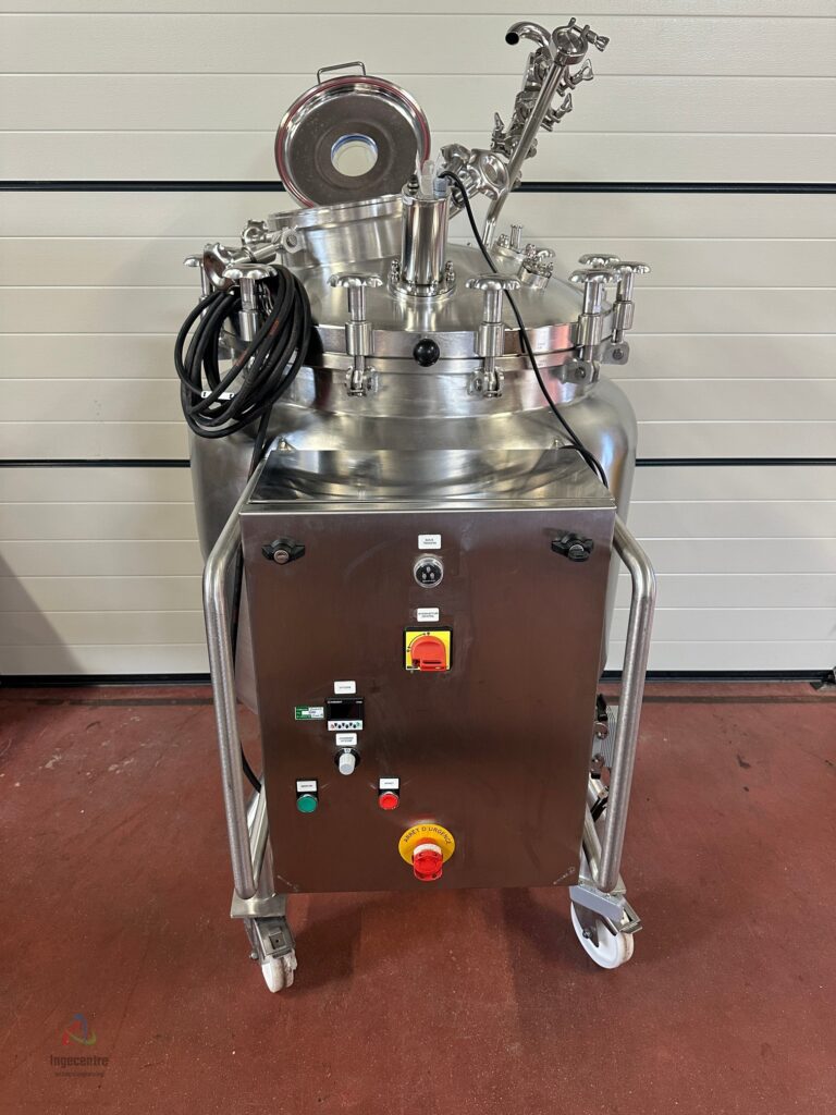 Cuve agitée Himorex 200 litres – double-enveloppe, agitation magnétique GMP500 – 2017 - Image 1