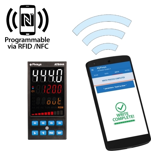 Régulateur de température universel PIXSYS ATR444 – 48x96mm – alimentation 24-240VAC/DC 3