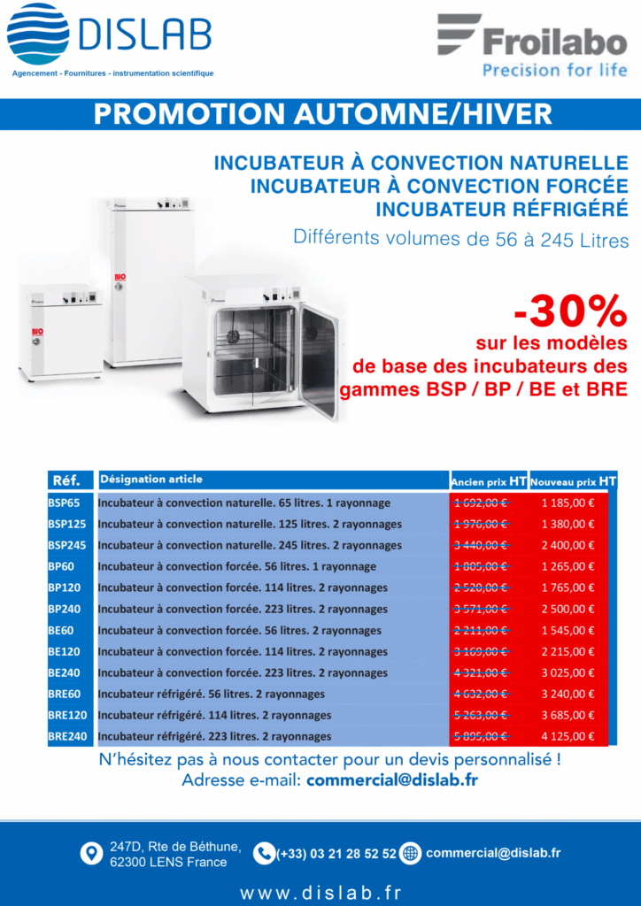 Incubateur à convection naturelle, forcée et réfrigéré – Matériels Laboratoire - Image 2