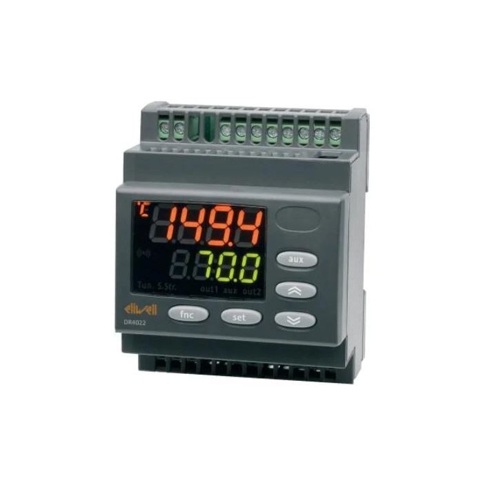 Régulateur Eliwell DR 4020 NTC, 12-24VAC-DC V2.0 – Montage sur rail DIN, 1 sortie inverseur 8A - Image 1