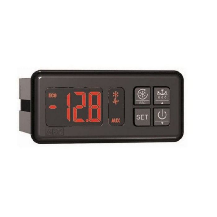 Régulateur encastrable AKO – 12/24V 1 relais – D14112 – Gamme Darwin – Plage -50°C à +99°C 1