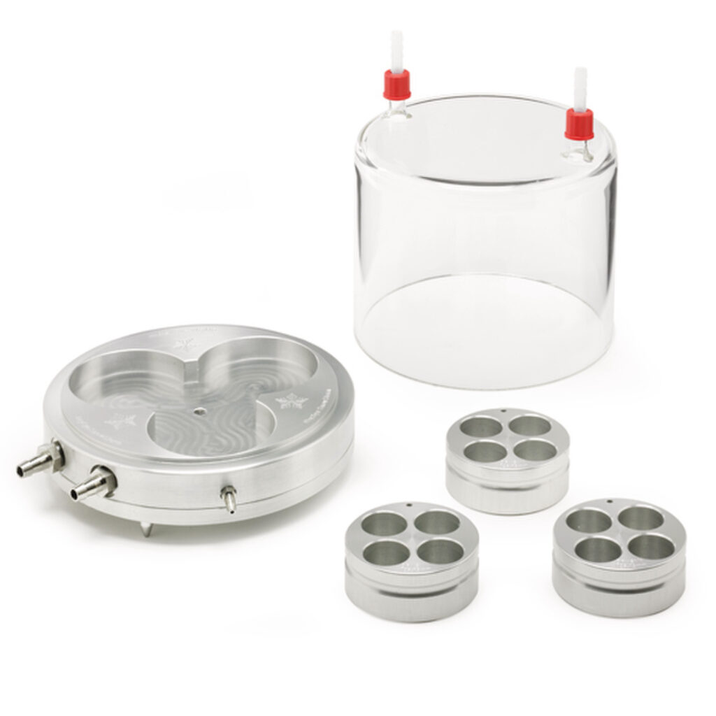 DrySyn SnowStrom Reactor – Ensemble synthèse parallèle pour tubes de 11,8 à 28,2 mm, refroidissement -30°C 2