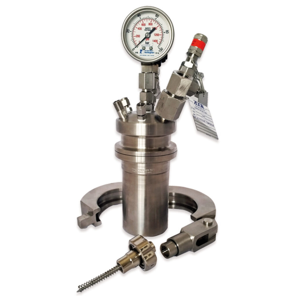 Réacteur sous pression PressureSyn – 125 ml, 200 bar, 200°C – Acier inox 316 1