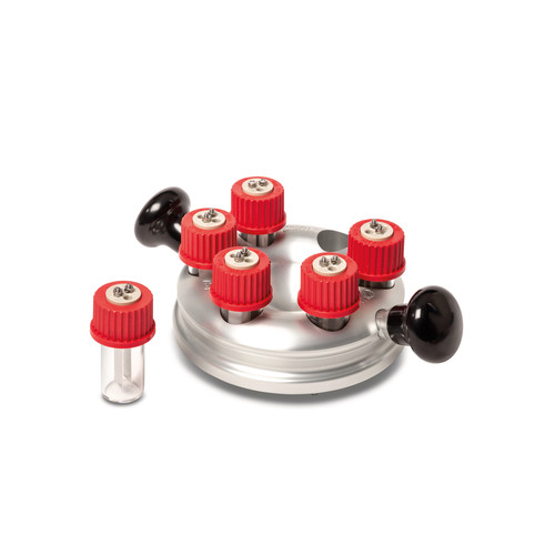 Système d&rsquo;électrosynthèse Electroreact – Plate-forme électrochimique polyvalente avec 6 réacteurs en verre 20 ml 3