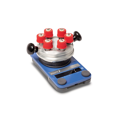 Système d&rsquo;électrosynthèse Electroreact – Plate-forme électrochimique polyvalente avec 6 réacteurs en verre 20 ml 1