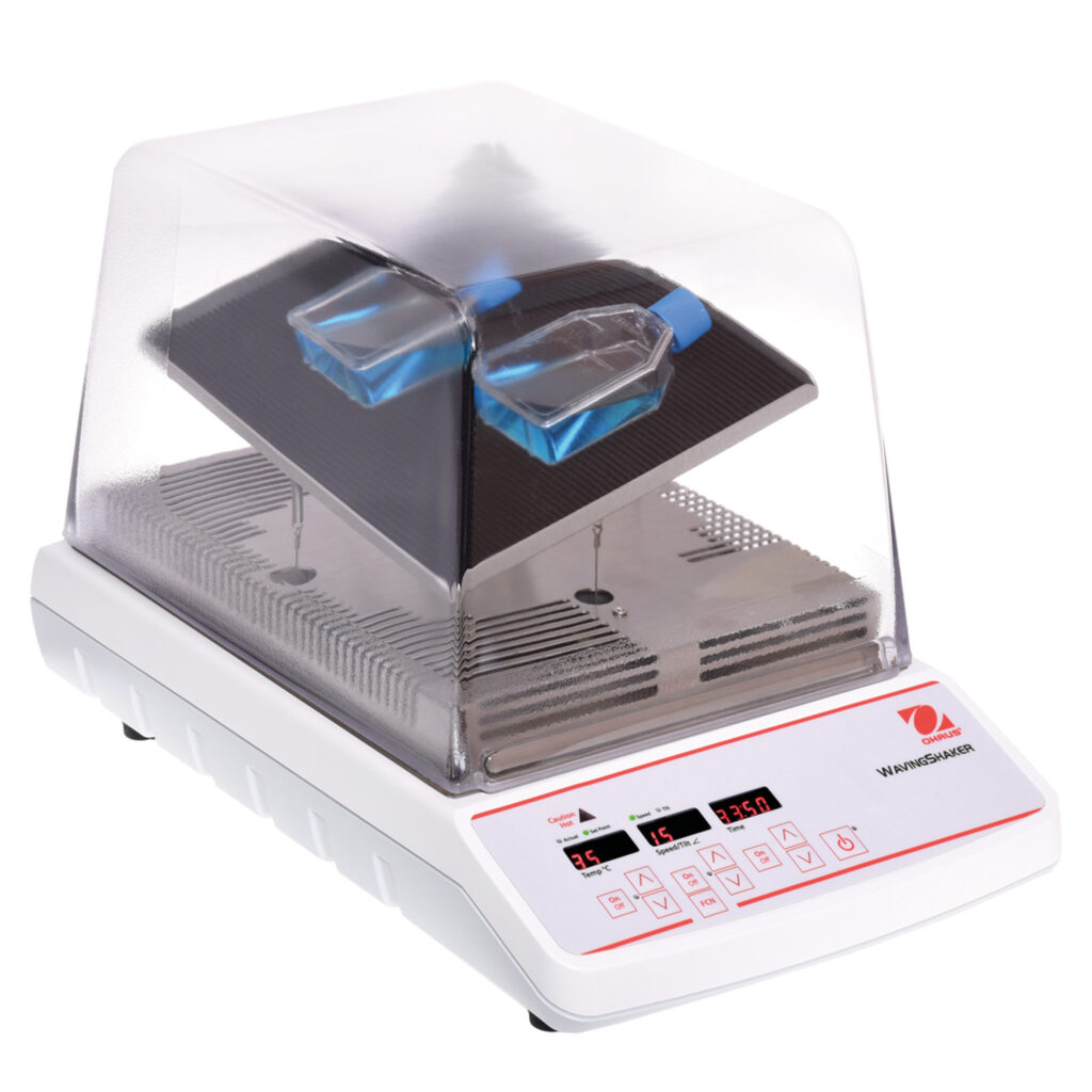 Agitateurs incubateurs Ohaus – Mouvement bascule ou 3D – Modèles ISRK04HDG et ISWV02HDG – Température +5 à +65°C 1
