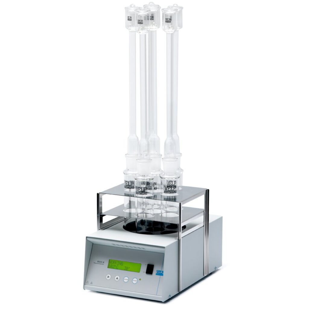 Réacteur DCO 6 postes – Traite 6 échantillons de 20 ml – Minuterie 1-199 min – Température 199°C ±0,5°C 1