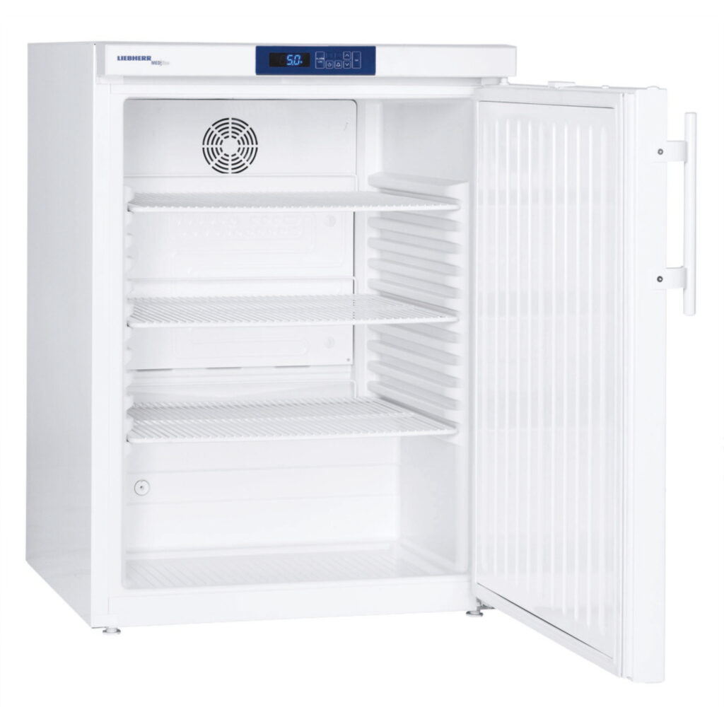 Réfrigérateur laboratoire ventilé sous paillasse LKFU – Armoire positive qualifiable BPL, régulation Comfort+ 1