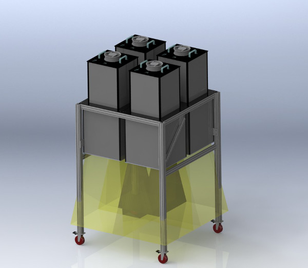 Solar simulator for large areas – 1m x 1m surface – Xenon, LED or metal halide lamps - Image 3