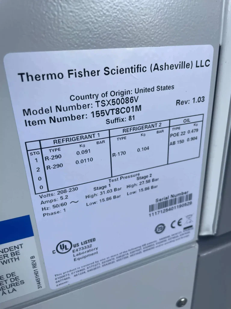 Thermo Fisher Scientific TSX50086V – Congélateur ultra-basse température (-86°C) de 682 L 4