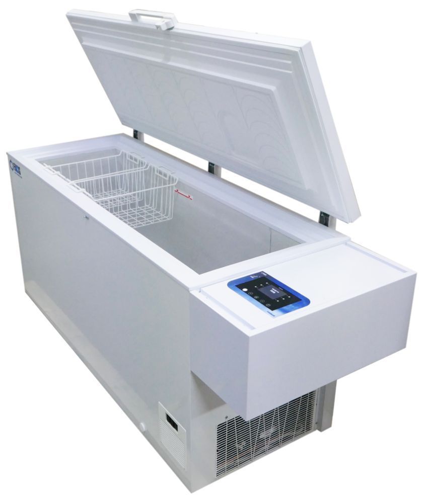 Congélateur horizontal -40°C, froid statique, thermostat électronique et fermeture à clé 1